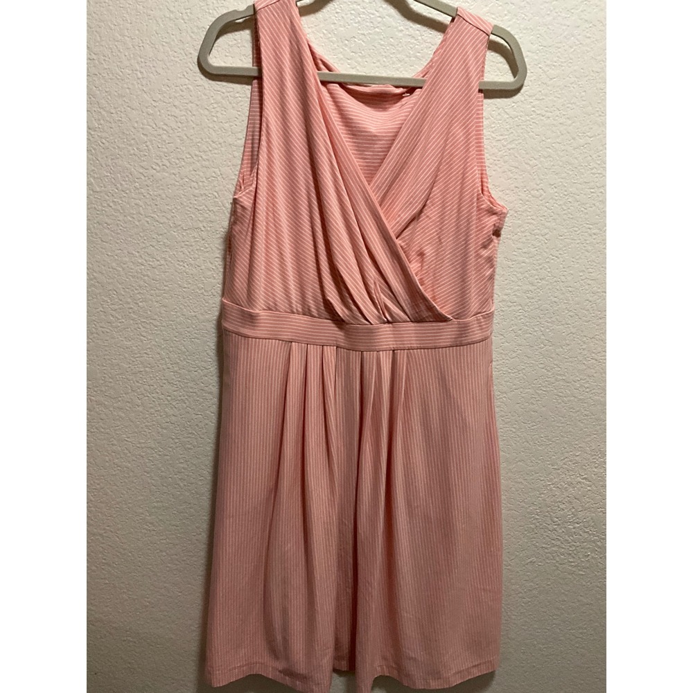 Lands end dress pink size L